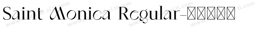 Saint Monica Regular字体转换